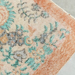 Vintage Teppich,Oushak Teppich 100x150,Handgefertigter Wollteppich,Teppich 100x150,Anatolischer Teppich,1353 Bild 7