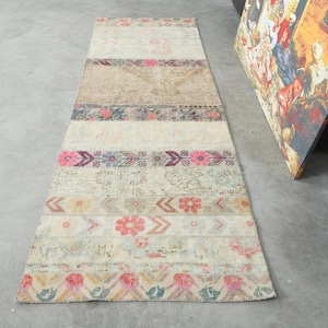 2x8 Turkish Runner,Vintage Runner 2x8,Wool Runner Rug,2x8 Hallway Rug,Oushak Runner Rug,Handmade Rug Runner,Anatolian Rug,2x8 Oushak Rug,185
