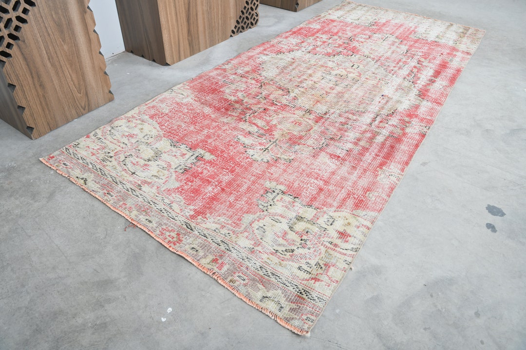 4x9 Turkish Runner,vintage Runner 4x9,wool Runner Rug,4x9 Hallway Rug ...