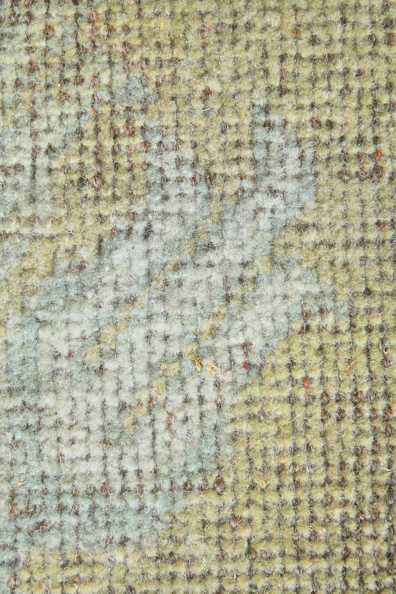 3x4 Turkish Rug,Handmade Wool Rug,Small Oushak Rug,Vintage Small Rug,3x4 Small Rug,Turkish Rug 3x4, Muted Doormat Rug,Anatolia Small Rug,952 image 9