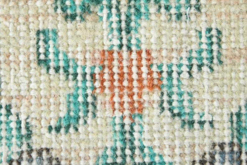 Vintage Teppich,Oushak Teppich 100x150,Handgefertigter Wollteppich,Teppich 100x150,Anatolischer Teppich,1353 Bild 6