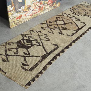 2x8 Turkish Runner,Vintage Runner 2x8,Wool Runner Rug,2x8 Hallway Rug,Oushak Runner Rug,Handmade Rug Runner,Anatolian Rug,2x8 Oushak Rug,713
