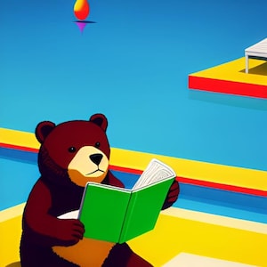 Pop Art Orso Studente