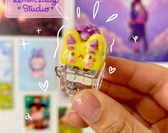Kawaii Keycap Clicker Toy: Handmade Fidget Keychain for Gamers