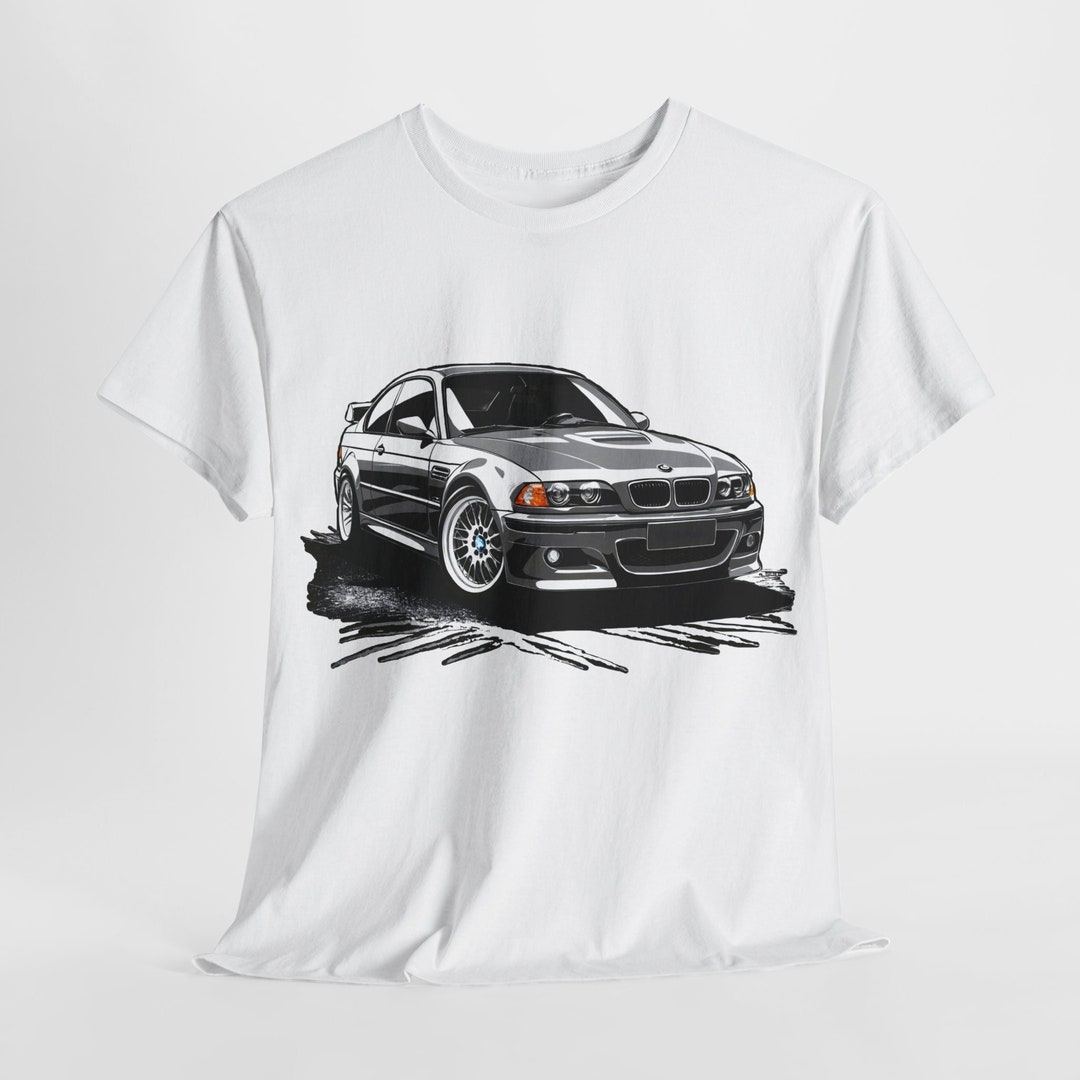 Classic BMW M3 E46 T-shirt Perfect for Car Enthusiasts and Petrolheads ...
