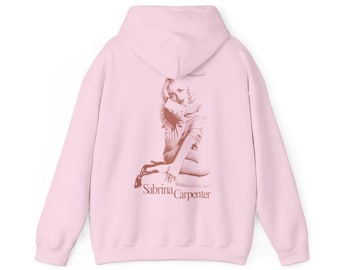 Sabrina Carpenter Lyric-hoody | Roze grafische sweater