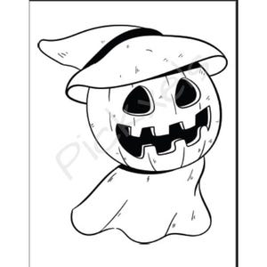 Halloween Coloring Pages Bundle: Spooky Fun for Kids & Adults (PDF Digital Download)
