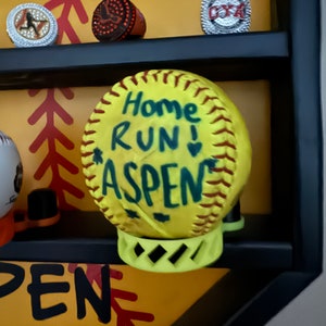 Baseball and Softball Home Run Ball Display (3D Printed)