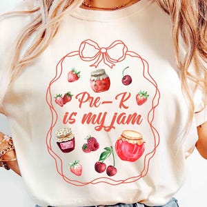 Comfort Colors Teacher Shirt, Pre K Grade Teacher Shirt, PreSchool Teacher Shirt, Pre K Teacher Tee, Back to School Shirt, Is My Jam Tee