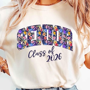 Comfort Colors® Senior 2026 Shirt, High School Senior Class of 2026 Tee, Back to School Senior Crew Sweatshirt