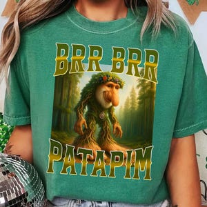 Brr Brr Patamin Italian Brainrot unisex T-shirt, Italian Brainrot Shirt, Brainrot vintage bootleg shirt, Unhinged Clothes, Weird Tee