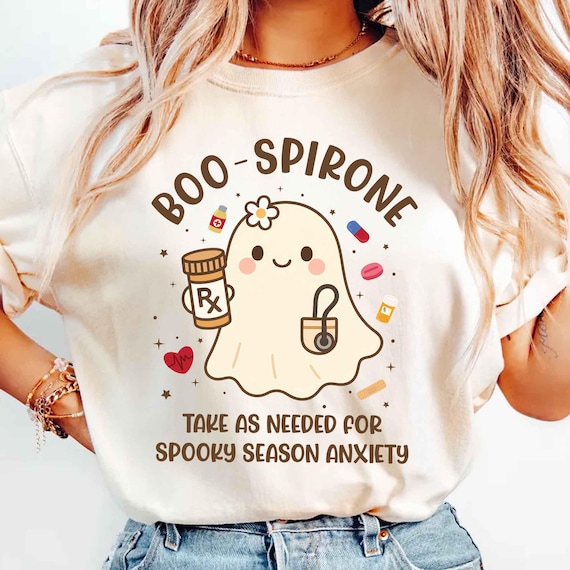 Pharmacy Halloween Shirt, Funny Pharmacy Shirt, Funny Anxiety Shirt for Halloween, Pharmacist or Pharmacy Tech Shirt, Pharmacist Gift