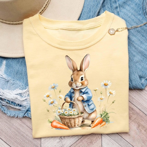 Peter Rabbit T-Shirt, Spring Sweatshirt, Easter Sweater, Easter Bunny Shirt, Peter Rabbit Shirt, Rabbit Lover Shirt, Kindergarten Teacher