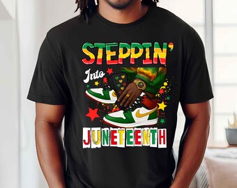 Stepping Into Juneteenth Shirt, Freeish Shirt, Black History Shirt, Civil Rights Shirt, Black Lives Matter Shirt, Juneteenth Shirt, Stepping