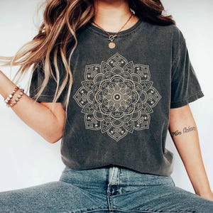 Subtle Anti Fascist FDT Mandala Political Tee, Comfort Colors 8647 F*ck Trump Fascism Shirt, Pro Choice TShirt, Feminist Gift, Women's Right