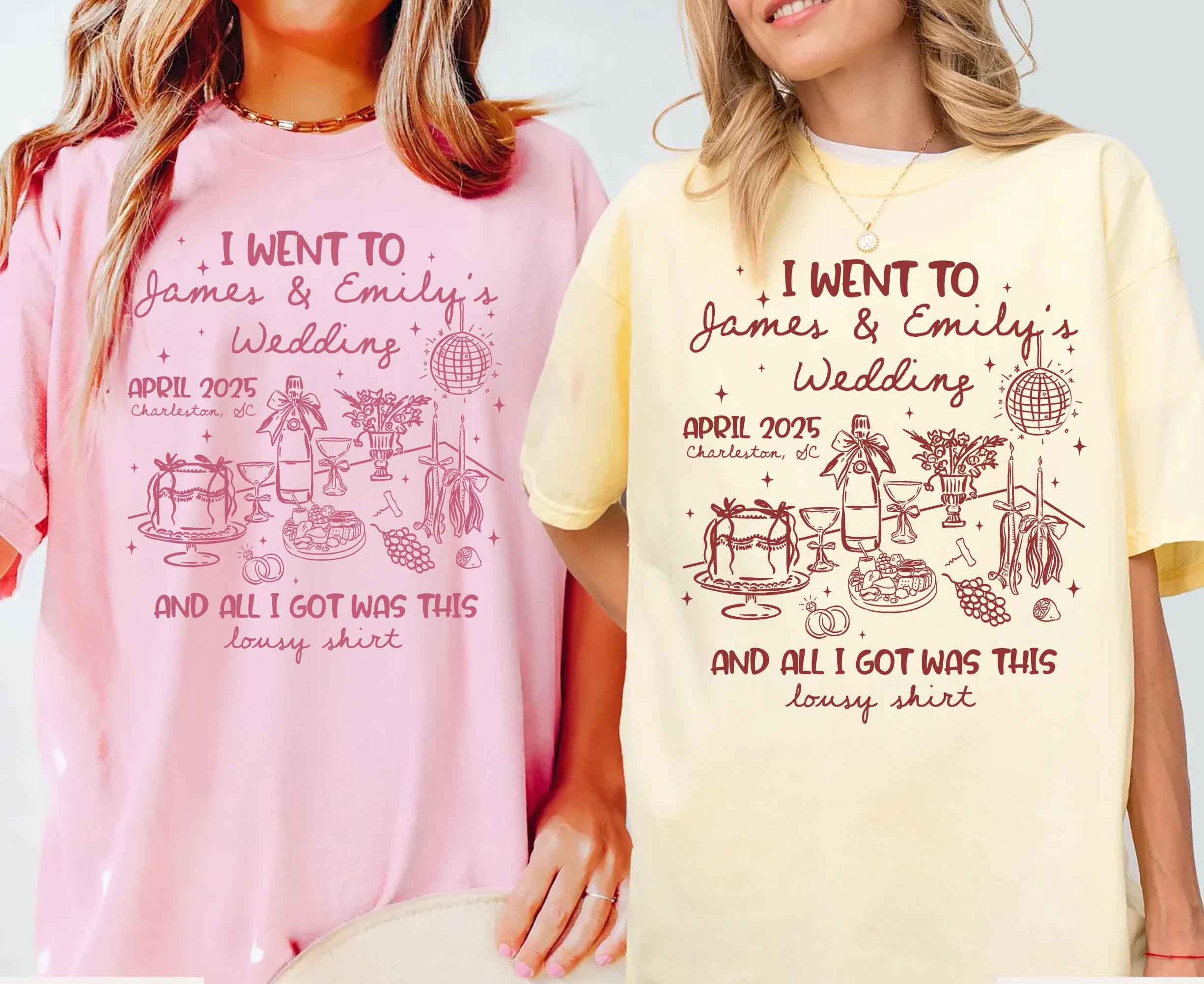 Wedding Merch Examples Custom Wedding Shirt, Cocktail Wedding Toss Social Club, Newly Wed Gift ...