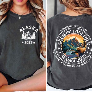 Custom Alaska Cruise Shirt, Alaska Cruise TShirt, Front Back Custom Family Cruise Shirts, Family Matching Cruise Shirt, Group Cruise T Shirt