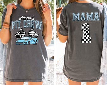 Race Car Birthday Family Matching Shirts, Two Fast Birthday Tshirts, Fast One Birthday, Pit Crew Mama Dada Sweatshirt, 2 Fast Boy Birthday