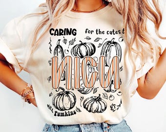 Fall NICU Nurse Shirt Comfort Colors NICU Fall Shirt, Neonatal Intensive Care Unit Shirt, Nicu Crew Shirt,Nicu Pumpkin Shirt,Nicu Nurse Gift