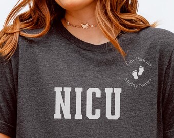 NICU Offset Badge Tee