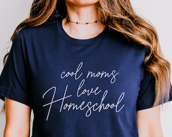 Moms Love Homeschool Shirt – Funny Mom Gift, Unisex Comfort Colors Tee