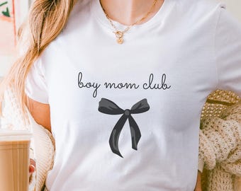 Boy Mom Club Shirt – Funny Mother's Day Gift, Unisex Comfort Colors Tee
