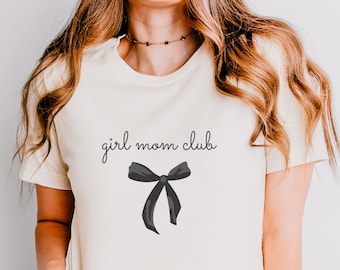 Girl Mom Club Shirt – Funny Mother's Day Gift, Unisex Comfort Colors Tee