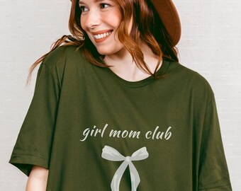 Girl Mom Club Shirt – Funny Mother's Day Gift, Unisex Comfort Colors Tee
