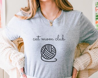 Cat Mom Club Shirt – Funny Mother's Day Gift for Mom
