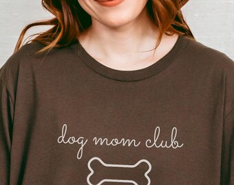 Dog Mom Club Shirt – Unisex Comfort Colors Mother's Day Gift