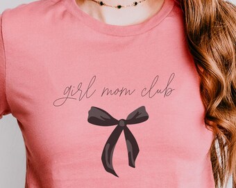 Girl Mom Club Shirt – Funny Mother's Day Unisex Comfort Colors Tee