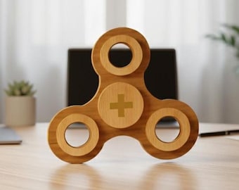 木製ハンドスピナー | レーザーカットファイル | 子供のおもちゃ