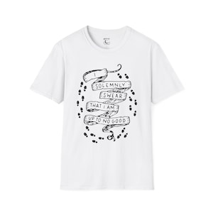 Up To No Good, Wizard School, Fantasy, Magic, Unisex Softstyle T-Shirt