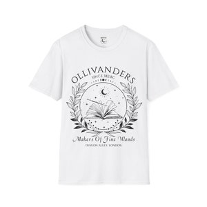 Ollivanders **Updated Image**, Wand Shop, Wizard Shop, Wizard Spells, Wizard School, Fantasy, Magic, Unisex Softstyle T-Shirt