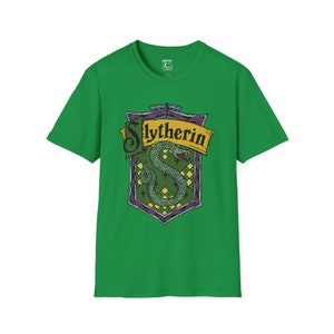 Wizard House, Snake, Wizard Spells, Wizard School, Fantasy, Magic, Unisex Softstyle T-Shirt