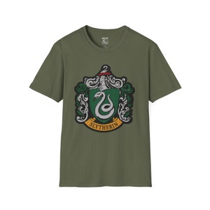 Wizard House, Snake, Wizard Spells, Wizard School, Fantasy, Magic, Unisex Softstyle T-Shirt