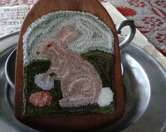 Patrón digital de aguja perforadora de CONEJO DE PASCUA