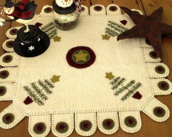 ALFOMBRA DE PLUMAS PARA ÁRBOL Patrón digital de apliques de alfombra Penny