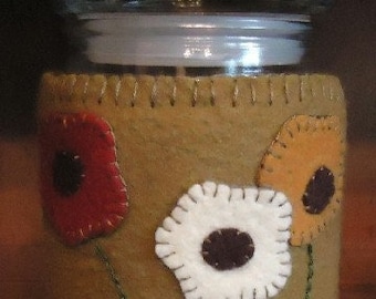 Patrón digital Candle Hugger© FLORES DE PRIMAVERA