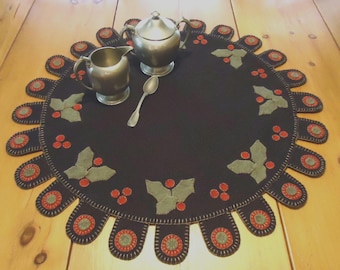 Patrón digital de apliques para alfombra Penny HOLLY MAT