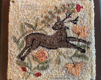 LEAPS & BOUNDS Patrón digital de aguja perforadora de ciervo