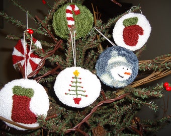 CHRISTMAS ORNAMENTS - digital pattern
