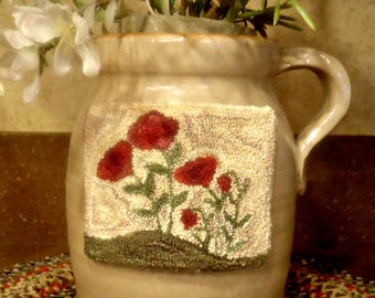 Flowers In The Wind Punch Needle Digital Pattern