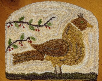 Patrón digital de aguja perforadora de pájaro