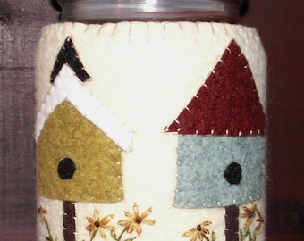 Patrón digital para abrazar velas BIRDHOUSE©