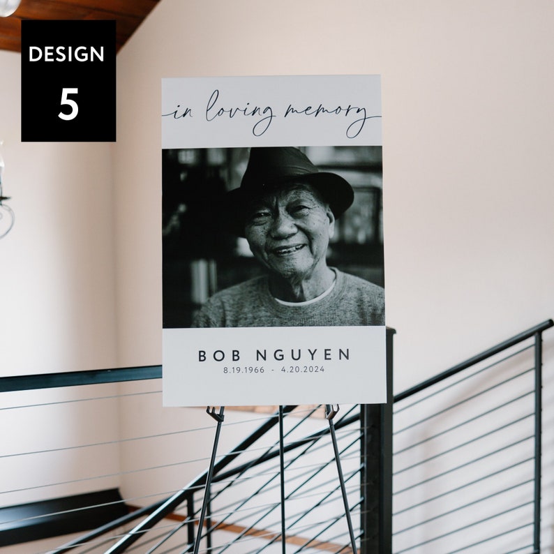 May include: A black and white photo of a man in a hat with the text "in loving memory" above the photo and "BOB NGUYEN 8.19.1966 - 4.20.2024" below the photo.