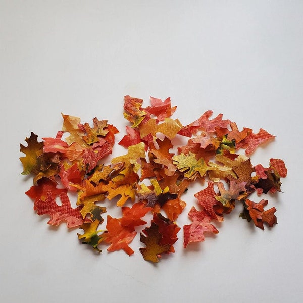 Miniature Autumn Fall Leaves for 1:6 Scale Dioramas and Scenes for Fashion Dolls & Action Figures - Realistic Colors and Scale for Dolls
