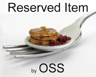RESERVED!  RESERVED for "C" - 1:6 Scale PuPu Platter