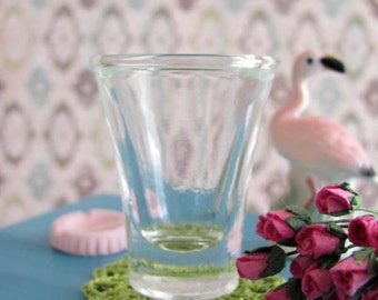 Miniature VASE - Flared Top Heavy Glass Vase for 1:6 Scale Fashion Dolls and Action Figures