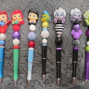 Little Mermaid, Moana, Finding nemo pens